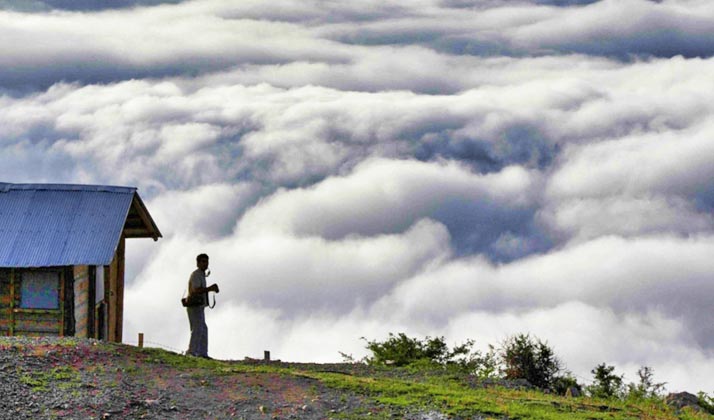تماشای پدیده اوقیانوس ابر و کلبه‌های جنگلی در ارتفاعات اولسبلنگاه