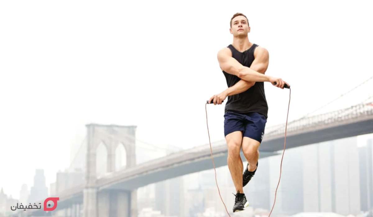 طناب زدن کدام قسمت بدن را لاغر میکند؟