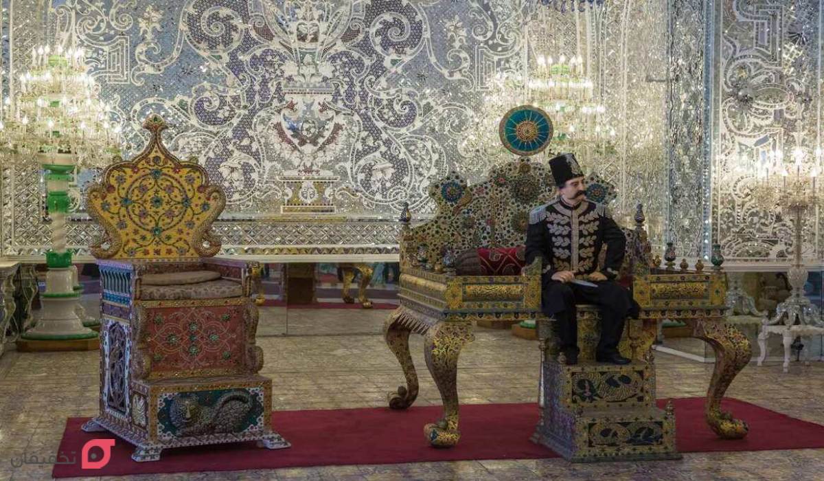 اتاق ناصرالدین شاه در کاخ گلستان