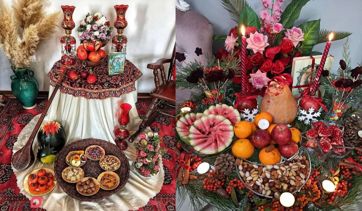 تزیین شب یلدا