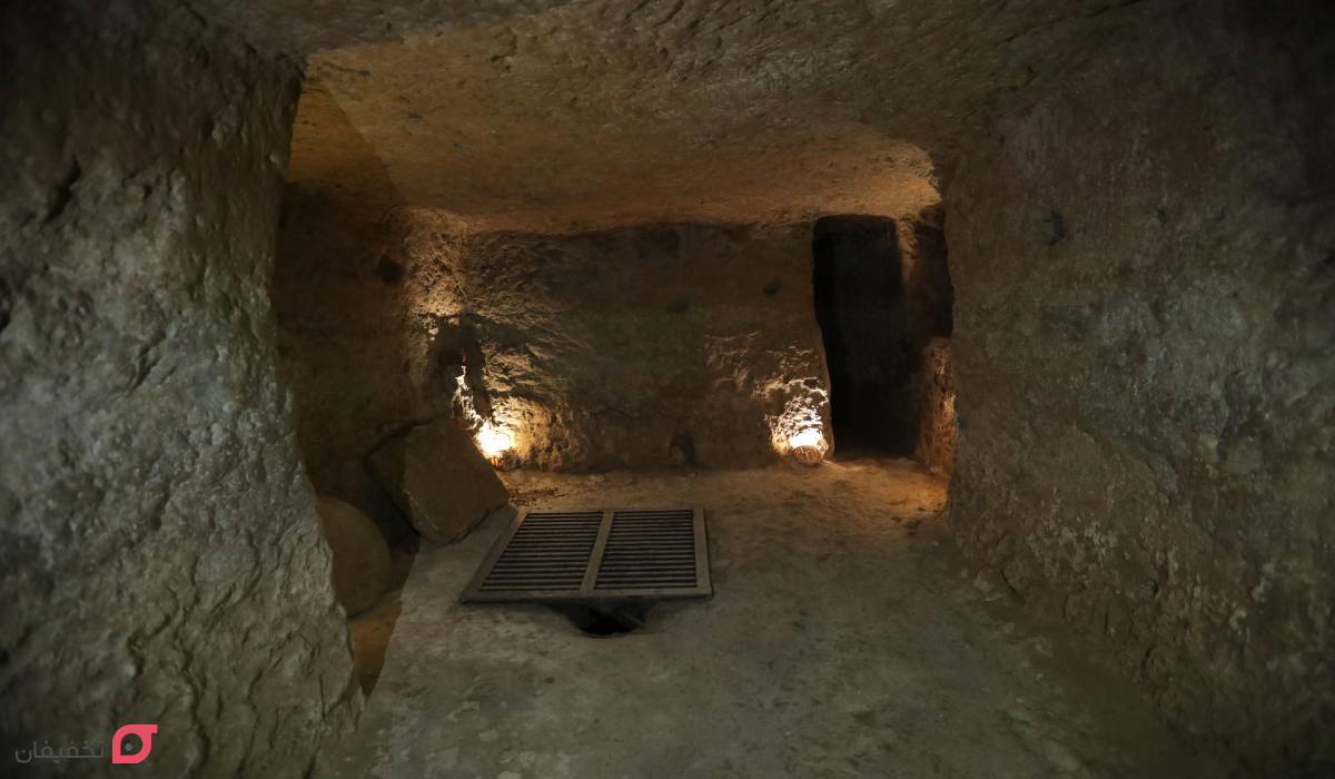 جاهای دیدنی کاشان | 15 مکان تفریحی در بهار و زمستان با عکس 7 شهر زیرزمینی نوش آباد