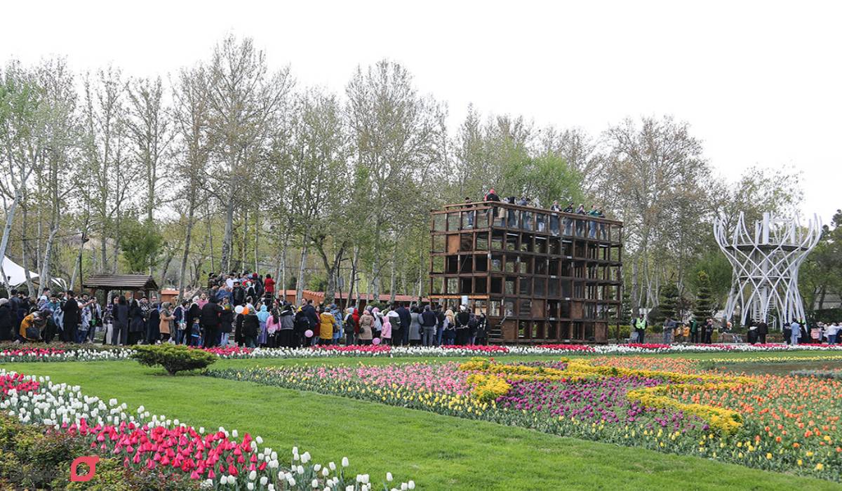 تصاویر باغ گلها کرج