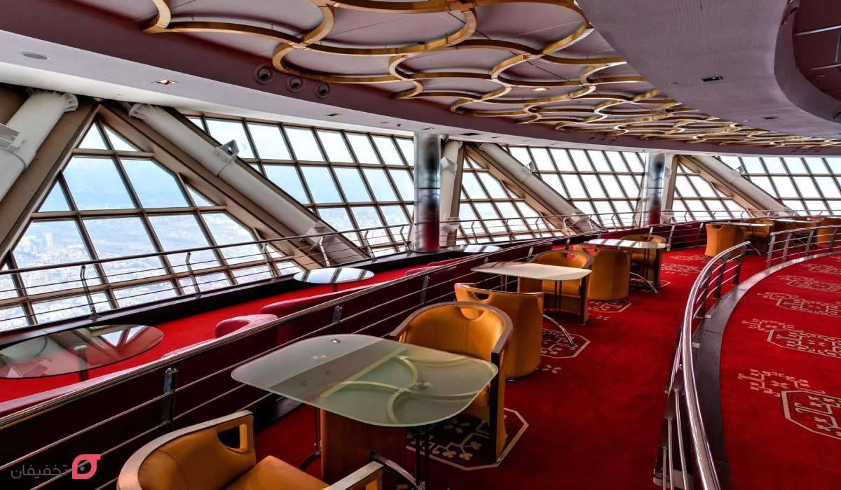 برج میلاد تهران؛ اطلاعات کامل با تصاویر از داخل و بیرون 14 رستوران گردان برج میلاد