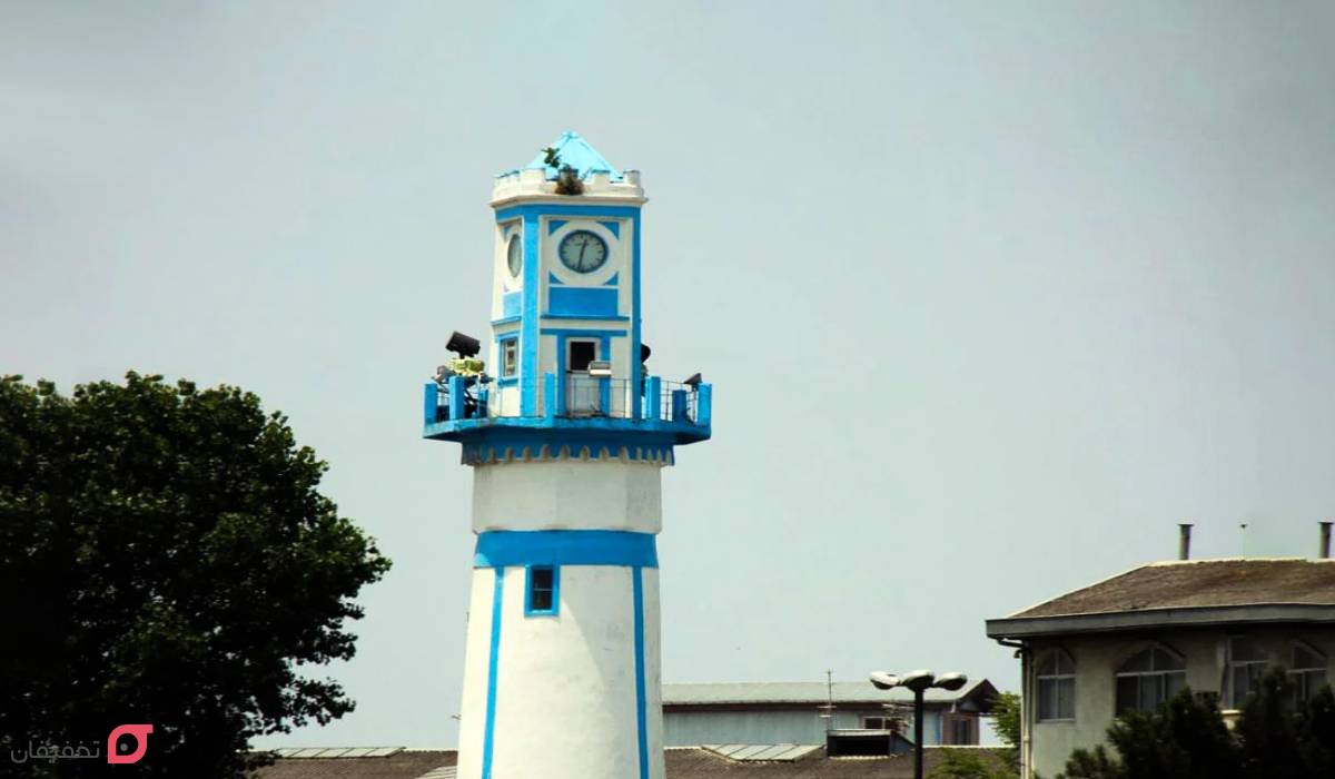 جاهای دیدنی انزلی | 19 جای تفریحی و روستا دیدنی اطراف انزلی 5 برج ساعت انزلی