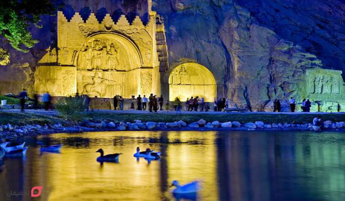 جاهای دیدنی کرمانشاه در شب