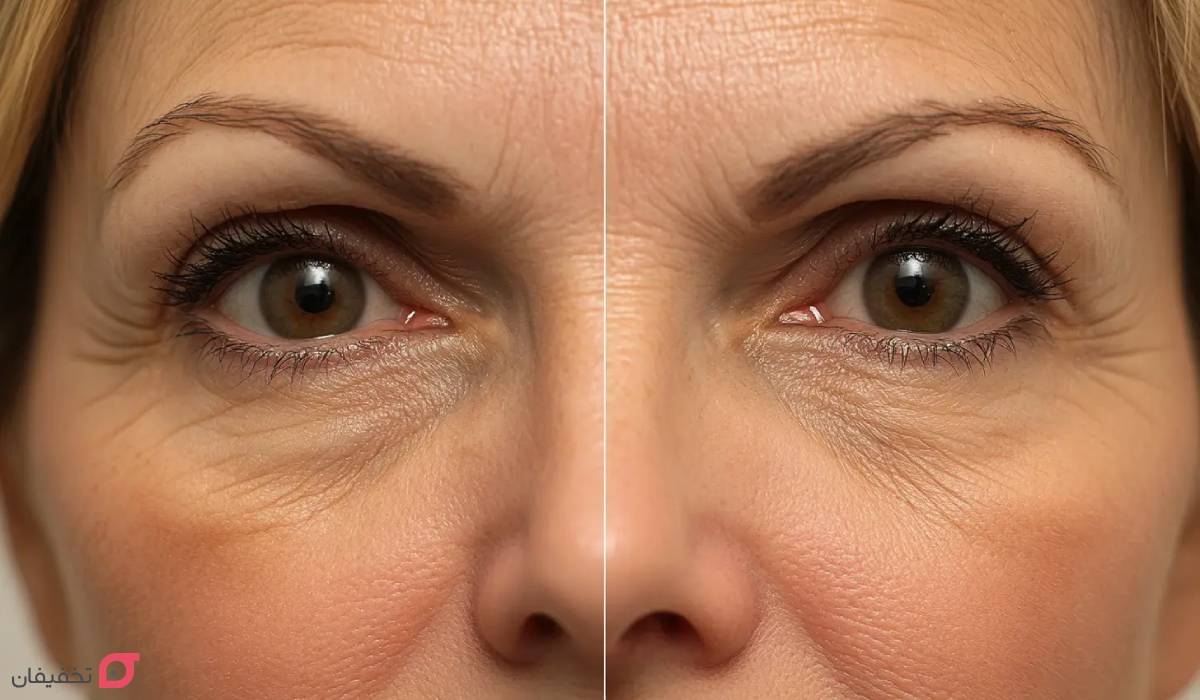 بوتاکس صورت قبل و بعد