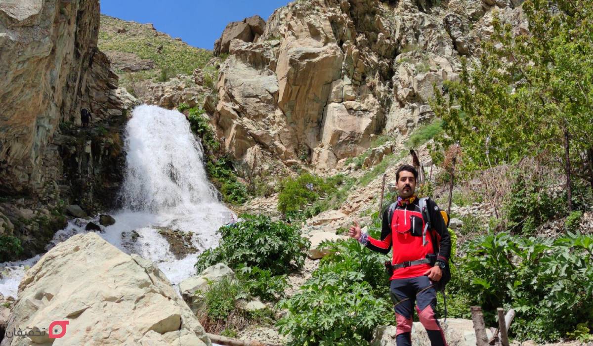 آبشار نزدیک تهران | لیست 12 آبشار فیروزه ای و یخی با عکس 5 آبشار شکرآب