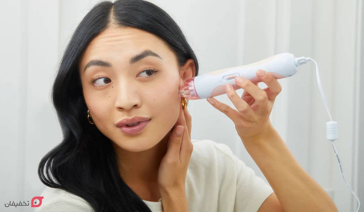 آموزش پاکسازی صورت با دستگاه