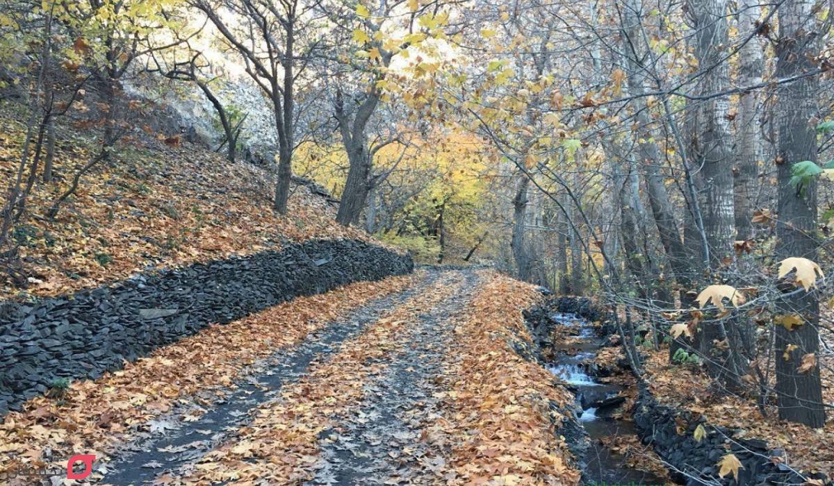 روستای کنگ در پاییز