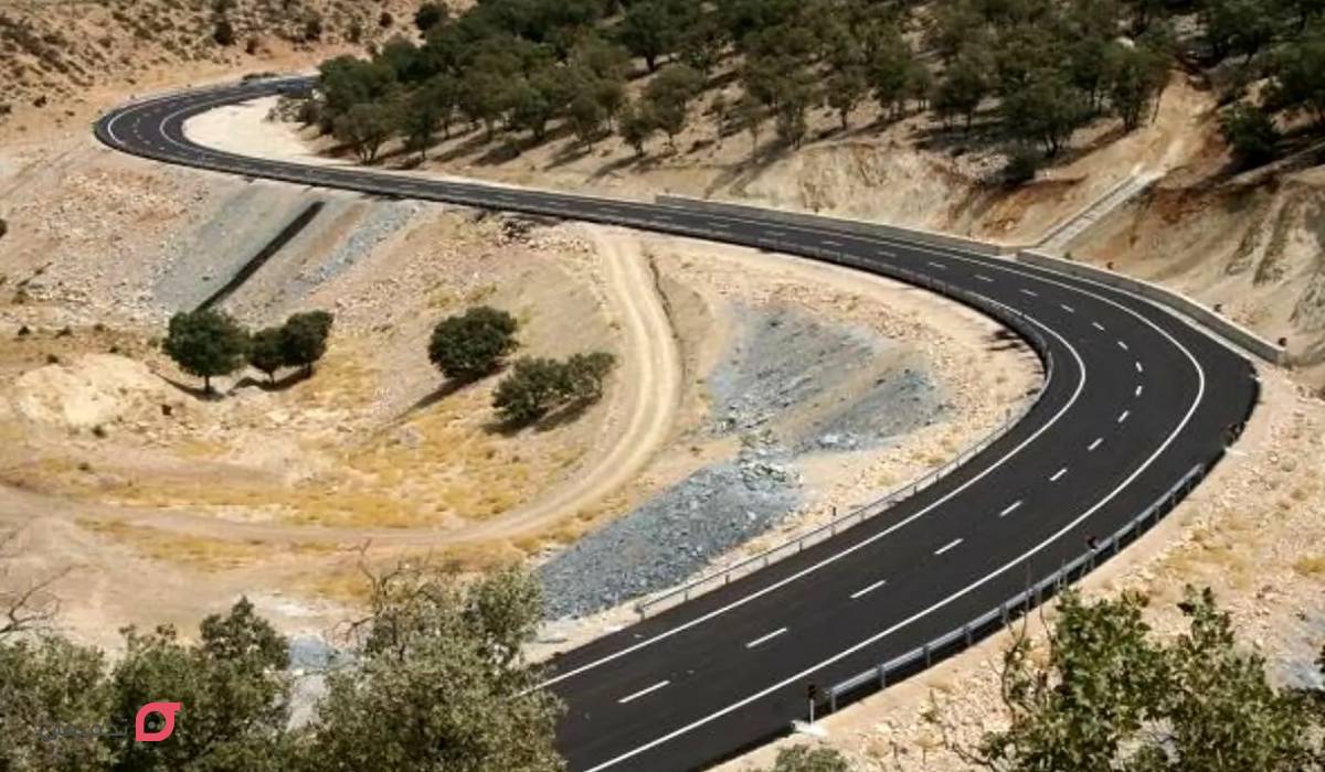مسیر دسترسی به دشت ارژن