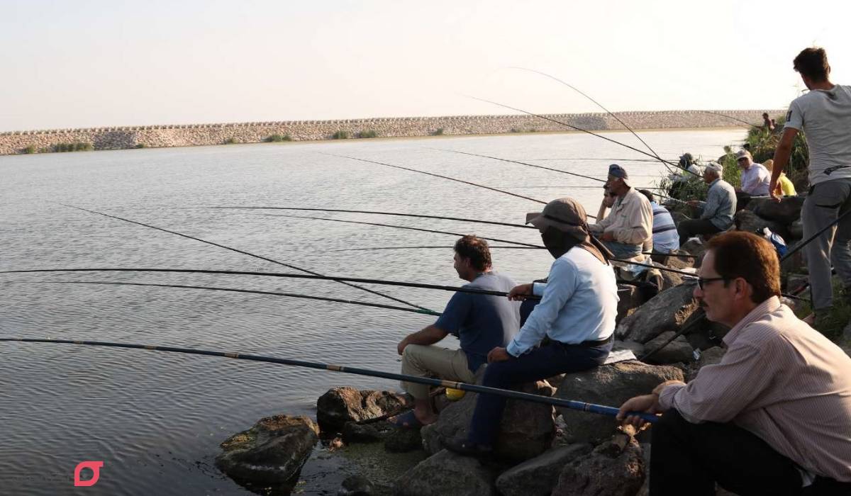 ماهیگیری در تالاب انزلی