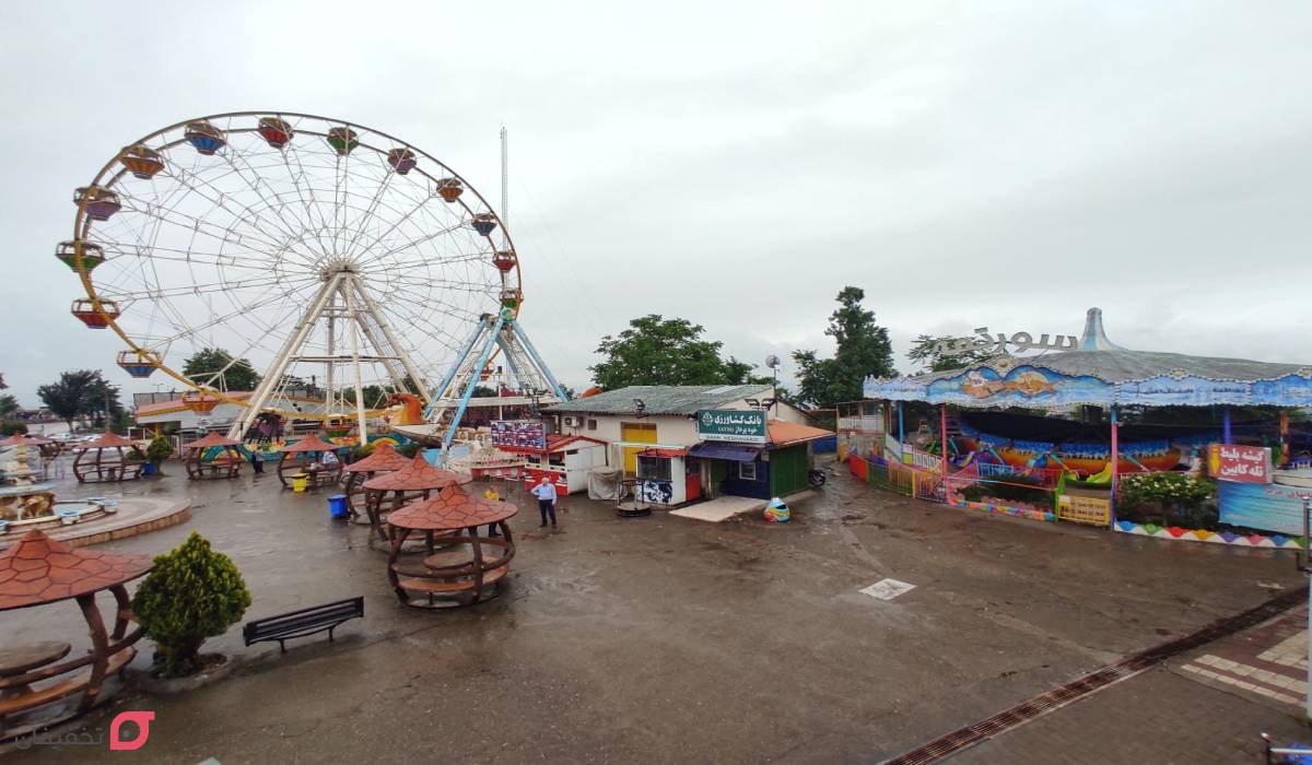 بام سبز لاهیجان کجاست و چی دارد | آدرس، عکس و ساعت کاری 4 شهربازی بام سبز لاهیجان