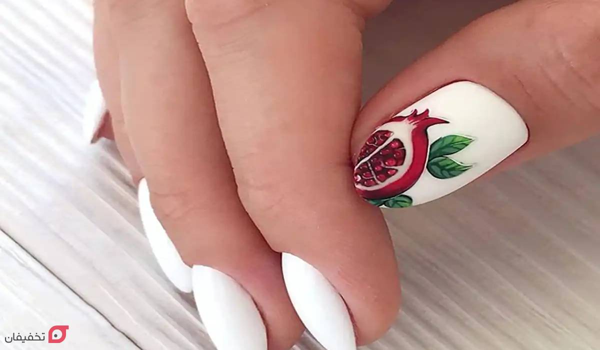 طرح ناخن یلدایی | 23 مدل ساده و شیک دخترانه ترند 1404 20 طرح ناخن یلدایی ترند