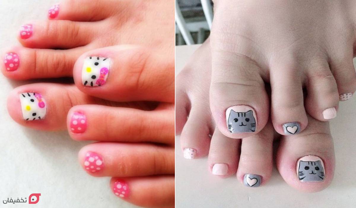 طرح ناخن یلدایی | 23 مدل ساده و شیک دخترانه ترند 1404 15 طرح ناخن یلدایی بچه گانه