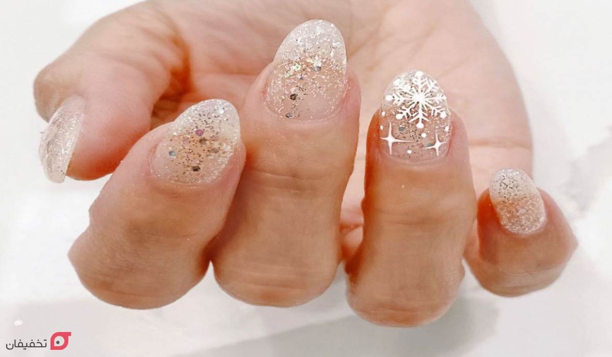 طرح ناخن کریسمس | عکس 22 مدل شیک و ساده جدید 2026 11 مدل ناخن کریسمس شیک