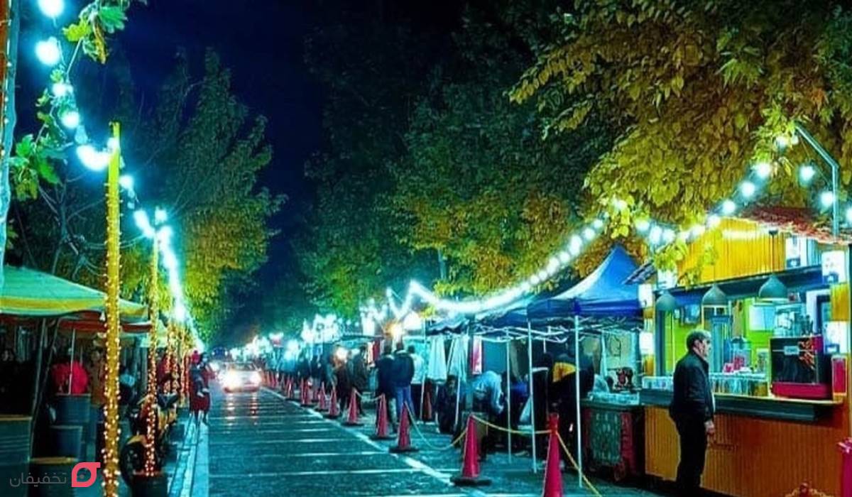 جاهای دیدنی تهران در شب | نصف شب تهران کجا بریم با ماشین 9 خیابان های شبگردی تهران