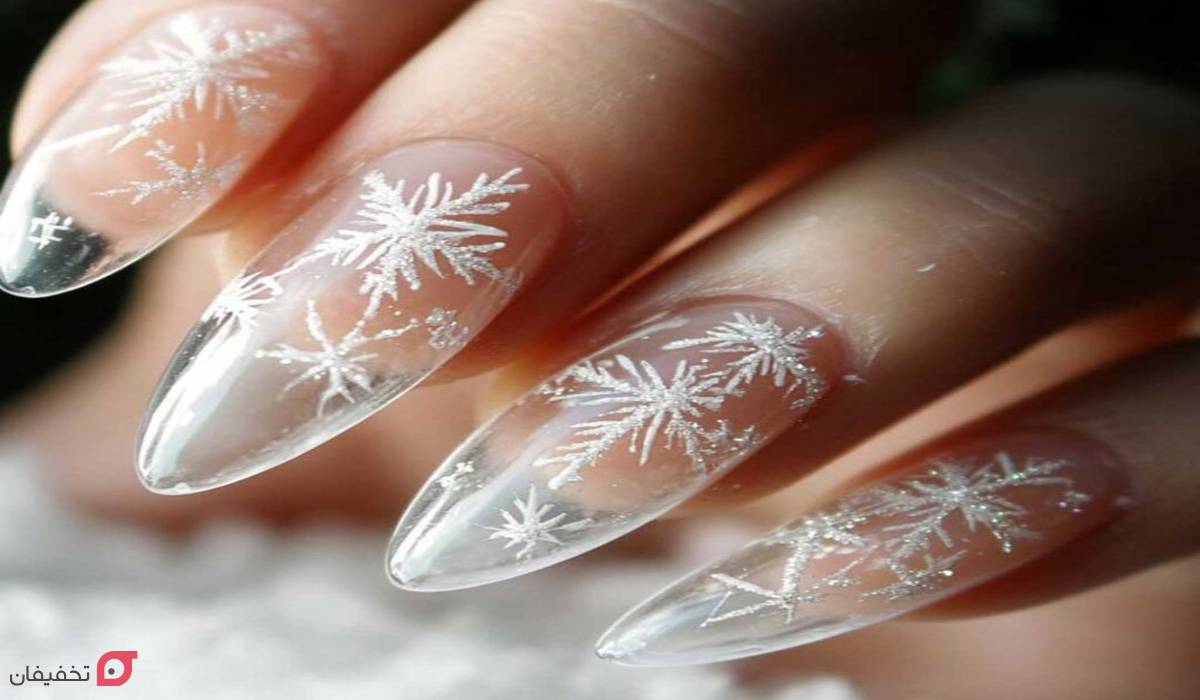 طرح ناخن یلدایی | 23 مدل ساده و شیک دخترانه ترند 1404 16 طرح ناخن یلدایی عروس