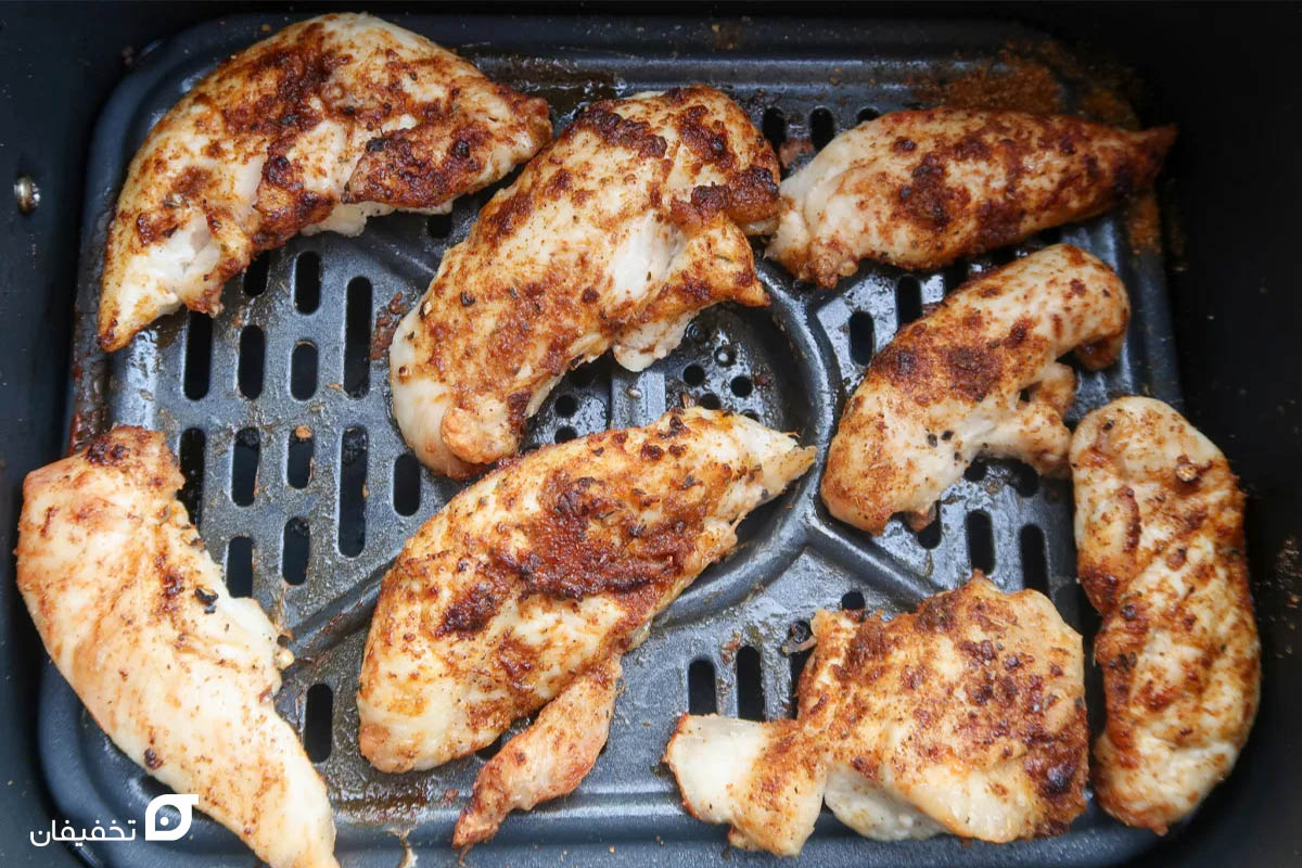 غذا با فیله مرغ | طرز تهیه انواع غذاهای لذیذ سوخاری و رژیمی 8 غذا با فیله مرغ و گوجه