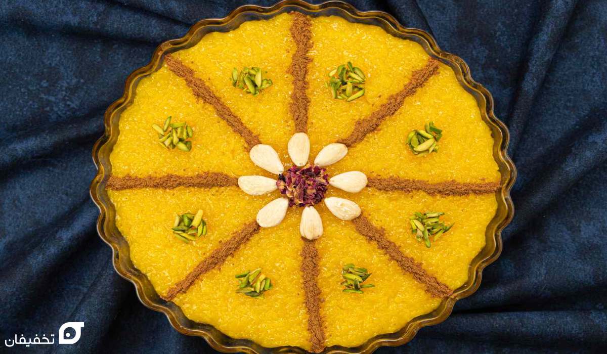 طرز تهیه شله زرد نذری برای 30 نفر | از مواد لازم تا تزیین 2 طرز تهیه شله زرد نذری برای 30 نفر