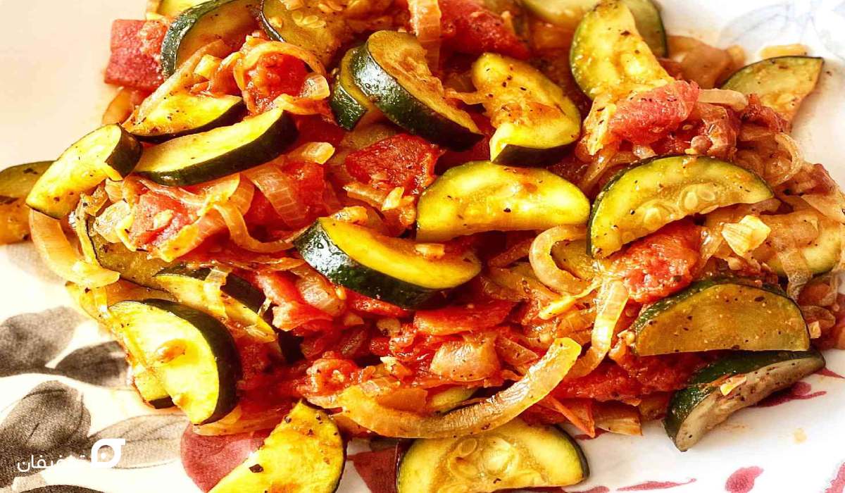 غذا با کدو سبز کم کالری و رژیمی | بهترین انتخاب برای لاغری 10 غذای رژیمی با قارچ و کدوسبز