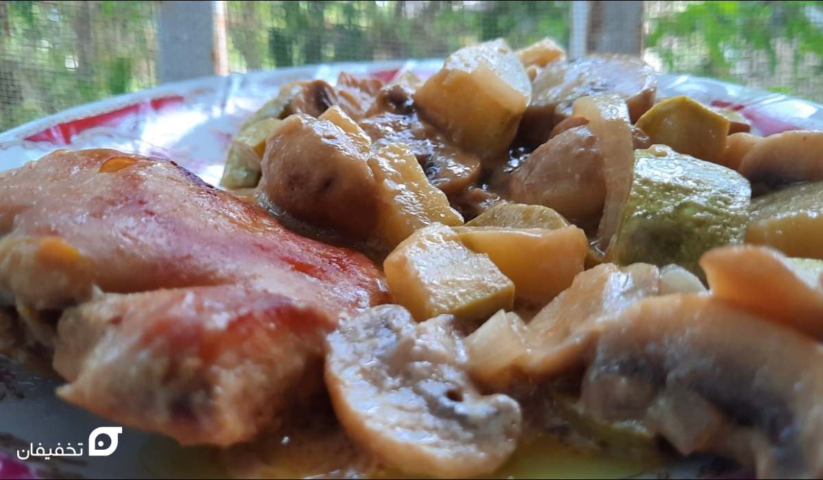 غذا با کدو سبز کم کالری و رژیمی | بهترین انتخاب برای لاغری 5 غذا با کدو سبز و مرغ