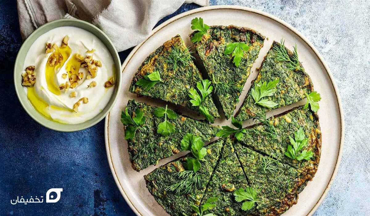 برای سحری چی بخوریم | 18 غذای مقوی برای سحری 5 کوکو سبزی